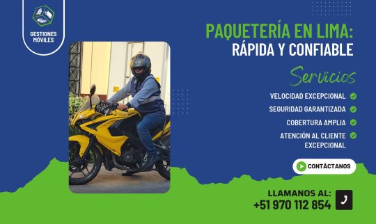 Paquetería Gestiones Móviles - Página Web