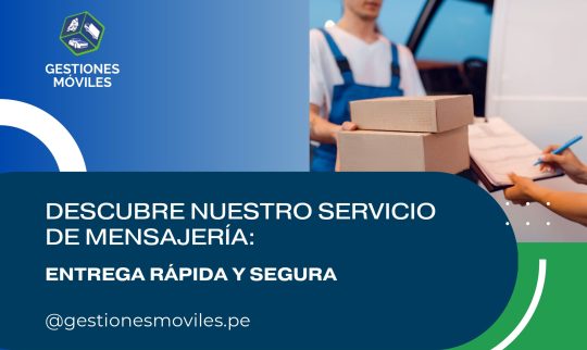 Descubre nuestro SERVICIO de COURIER: Entrega RÁPIDA y SEGURA