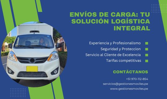Envíos de Carga Tu Solución Logística Integral - Página Web